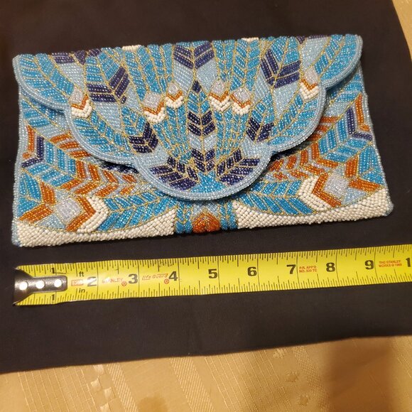 "The Nile" Clutch Art Deco by Erte exclusively for the Met Store by St. Xavier - Picture 10 of 11